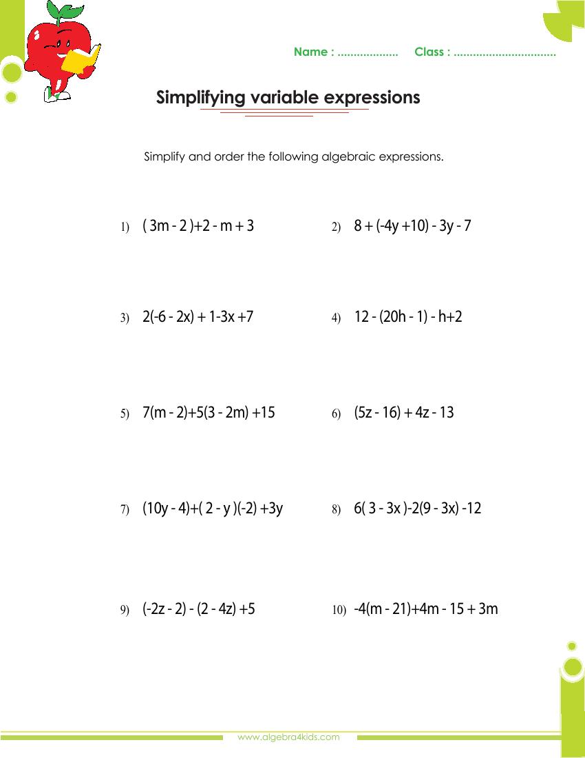 Adding and subtracting polynomials worksheets with answers Pertaining To Adding And Subtracting Polynomials Worksheet