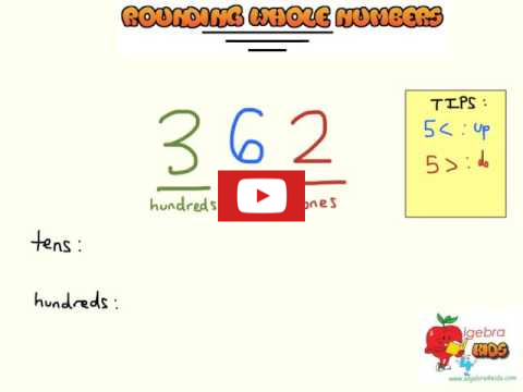 rounding whole number video tutorial for kids, how to round up or down whole numbers, Adding and subtracting whole numbers with 4 digits game, whole numbers addition and subtraction game for kids, add and subtract whole numbers penalty shootout game